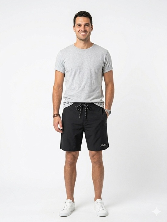 Ava & Viv Other - AVA Performance Gear Black Athletic Shorts Size 36 Stretch Training Gym